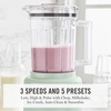 image:imageMartha Stewart 50oz Countertop Blender Smoothie Margarita amp Ice Crushing Blender BPAFree Pitcher 3 Speeds 5 Presets AutoClean Function Dishwasher Safe Stainless Steel Blades Linen CreamHoneydew Green