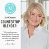 image:imageMartha Stewart 50oz Countertop Blender Smoothie Margarita amp Ice Crushing Blender BPAFree Pitcher 3 Speeds 5 Presets AutoClean Function Dishwasher Safe Stainless Steel Blades Linen CreamSky Blue