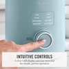 image:imageMartha Stewart 50oz Countertop Blender Smoothie Margarita amp Ice Crushing Blender BPAFree Pitcher 3 Speeds 5 Presets AutoClean Function Dishwasher Safe Stainless Steel Blades Linen CreamSky Blue