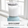 image:imageMartha Stewart 50oz Countertop Blender Smoothie Margarita amp Ice Crushing Blender BPAFree Pitcher 3 Speeds 5 Presets AutoClean Function Dishwasher Safe Stainless Steel Blades Linen CreamSky Blue