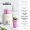 image:imageMartha Stewart 50oz Countertop Blender Smoothie Margarita amp Ice Crushing Blender BPAFree Pitcher 3 Speeds 5 Presets AutoClean Function Dishwasher Safe Stainless Steel Blades Linen CreamLinen Cream