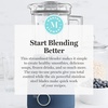 image:imageMartha Stewart 50oz Countertop Blender Smoothie Margarita amp Ice Crushing Blender BPAFree Pitcher 3 Speeds 5 Presets AutoClean Function Dishwasher Safe Stainless Steel Blades Linen CreamIndigo Blue