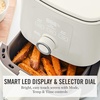 image:imageMartha Stewart 6QT Air Fryer 6in1 Bake Broil Roast Air Fry Dehydrate Reheat Ceramic NonStick Basket Crispy Results Fast 400F Max Temp Shake Reminder Linen CreamLinen Cream
