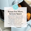 image:imageMartha Stewart 6QT Air Fryer 6in1 Bake Broil Roast Air Fry Dehydrate Reheat Ceramic NonStick Basket Crispy Results Fast 400F Max Temp Shake Reminder Linen CreamSky Blue