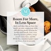 image:imageMartha Stewart 6QT Air Fryer 6in1 Bake Broil Roast Air Fry Dehydrate Reheat Ceramic NonStick Basket Crispy Results Fast 400F Max Temp Shake Reminder Linen CreamLinen Cream