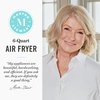 image:imageMartha Stewart 6QT Air Fryer 6in1 Bake Broil Roast Air Fry Dehydrate Reheat Ceramic NonStick Basket Crispy Results Fast 400F Max Temp Shake Reminder Linen CreamCaviar Gray
