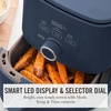 image:imageMartha Stewart 6QT Air Fryer 6in1 Bake Broil Roast Air Fry Dehydrate Reheat Ceramic NonStick Basket Crispy Results Fast 400F Max Temp Shake Reminder Linen CreamIndigo Blue