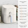 image:imageMartha Stewart 6QT Air Fryer 6in1 Bake Broil Roast Air Fry Dehydrate Reheat Ceramic NonStick Basket Crispy Results Fast 400F Max Temp Shake Reminder Linen CreamLinen Cream
