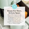 image:imageMartha Stewart 6QT Air Fryer 6in1 Bake Broil Roast Air Fry Dehydrate Reheat Ceramic NonStick Basket Crispy Results Fast 400F Max Temp Shake Reminder Linen CreamHoneydew Green