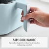 image:imageMartha Stewart 6QT Air Fryer 6in1 Bake Broil Roast Air Fry Dehydrate Reheat Ceramic NonStick Basket Crispy Results Fast 400F Max Temp Shake Reminder Linen CreamSky Blue