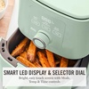 image:imageMartha Stewart 6QT Air Fryer 6in1 Bake Broil Roast Air Fry Dehydrate Reheat Ceramic NonStick Basket Crispy Results Fast 400F Max Temp Shake Reminder Linen CreamHoneydew Green