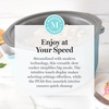 image:imageMartha Stewart 8 QT Slow Cooker Programmable with Timer 3 Heat Settings Low High Warm Nonstick Ceramic Removable Crock Stovetop amp Oven Safe Glass Lid Simmer Reheat Warm LinenSky Blue