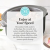 image:imageMartha Stewart 8 QT Slow Cooker Programmable with Timer 3 Heat Settings Low High Warm Nonstick Ceramic Removable Crock Stovetop amp Oven Safe Glass Lid Simmer Reheat Warm LinenCaviar Gray