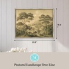 image:imageMartha Stewart Bedford Canvas Wall Art Pastoral Landscape Tree Line 195 x 255 Living Room and Bedroom Decor Framed