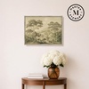 image:imageMartha Stewart Bedford Canvas Wall Art Pastoral Landscape Tree Line 195 x 255 Living Room and Bedroom Decor Framed