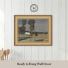 image:imageMartha Stewart Bedford Canvas Wall Art Pastoral Study Grazing Cattle 305 x 245 Living Room and Bedroom Decor Framed