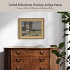 image:imageMartha Stewart Bedford Canvas Wall Art Pastoral Study Grazing Cattle 305 x 245 Living Room and Bedroom Decor Framed