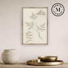 image:imageMartha Stewart Bedford Canvas Wall Art Shadow Botanical Study I 135 x 195 Living Room and Bedroom Decor FramedShadow Botanical Study II