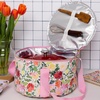 image:imageMartha Stewart Dutch Oven Carrier Insulated Casserole Tote with Padded Handle Zipper Closure Fits Most 67 Qt Dutch Ovens amp Bakeware for Potlucks and Hosting Floral