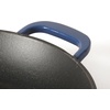 image:imageMartha Stewart Gatwick 12 Enameled Cast Iron Skillet PFASFree Classic Blue Exterior with Matte Black Enamel Interior Rust Resistant Oven SafeClassic Blue