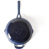image:imageMartha Stewart Gatwick 12 Enameled Cast Iron Skillet PFASFree Classic Blue Exterior with Matte Black Enamel Interior Rust Resistant Oven SafeClassic Blue