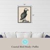 image:imageMartha Stewart Lily Pond Canvas Wall Art Coastal Bird Study Puffin 26 x 32 Living Room and Bedroom Decor Framed