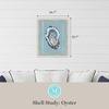 image:imageMartha Stewart Lily Pond Canvas Wall Art Shell Study Oyster 2662 x 3262 Living Room and Bedroom Decor FramedShell Study Oyster