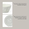 image:imageMartha Stewart Maiden Crown Plates and Bowls Sets 12Piece New Bone China Dinnerware Sets Botanical Floral Design Dish Set Microwave amp Dishwasher SafeSage Green