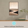 image:imageMartha Stewart Perry Street Canvas Wall Art Modern Landscape Sand Horizon 195 x 285 Living Room and Bedroom Decor Framed