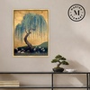 image:imageMartha Stewart Perry Street Canvas Wall Art Modern Landscape Willow Study I 195 x 255 Living Room and Bedroom Decor FramedModern Landscape Willow Study I