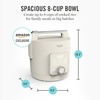image:imageMartha Stewart Rice Cooker 4 Cup Uncooked  8 Cup Cooked Ceramic NonStick Removable Pot Keep Warm Measure Markings Steam Basket Brown amp Sushi Rice Quick Cook Quinoa Grains Oats Linen CreamLinen Cream