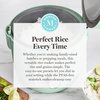 image:imageMartha Stewart Rice Cooker 4 Cup Uncooked  8 Cup Cooked Ceramic NonStick Removable Pot Keep Warm Measure Markings Steam Basket Brown amp Sushi Rice Quick Cook Quinoa Grains Oats Linen CreamHoneydew Green