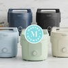 image:imageMartha Stewart Rice Cooker 4 Cup Uncooked  8 Cup Cooked Ceramic NonStick Removable Pot Keep Warm Measure Markings Steam Basket Brown amp Sushi Rice Quick Cook Quinoa Grains Oats Linen CreamIndigo Blue