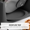 image:imageMartha Stewart Rotating Waffle Maker 180 Flip Iron with PFASFree Nonstick Plates Adjustable Timer Ready Light Drip Tray Space Saving Classic Round 7 Easy to Clean Stainless Steel LinenCaviar Gray