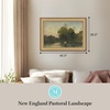 image:imageMartha Stewart Skylands Canvas Wall Art New England Pastoral Landscape 305 x 425 Living Room and Bedroom Decor Framed