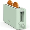 image:imageMartha Stewart 2 Slice Long Slot Toaster Extra Wide for Sourdough amp Bagels 10 Setting Shade Control Removable Crumb Tray SelfCentering Design DefrostReheat Cancel Slim SpaceSaving LinenHoneydew Green