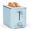 image:imageMartha Stewart 2 Slice Toaster 10 Shade Settings with Defrost Cancel Bagel amp GlutenFree ExtraWide SelfCentering Slots for Waffles amp Artisan Bread Removable Crumb Tray Cord Wrap Linen CreamSky Blue