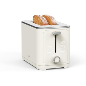 image:imageMartha Stewart 2 Slice Toaster 10 Shade Settings with Defrost Cancel Bagel amp GlutenFree ExtraWide SelfCentering Slots for Waffles amp Artisan Bread Removable Crumb Tray Cord Wrap Linen CreamLinen Cream