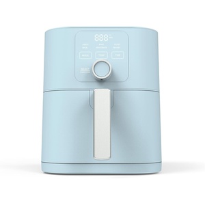 image:imageMartha Stewart 6QT Air Fryer 6in1 Bake Broil Roast Air Fry Dehydrate Reheat Ceramic NonStick Basket Crispy Results Fast 400F Max Temp Shake Reminder Linen CreamSky Blue