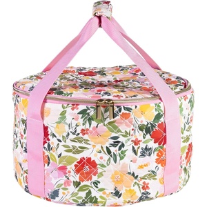 image:imageMartha Stewart Dutch Oven Carrier Insulated Casserole Tote with Padded Handle Zipper Closure Fits Most 67 Qt Dutch Ovens amp Bakeware for Potlucks and Hosting Floral