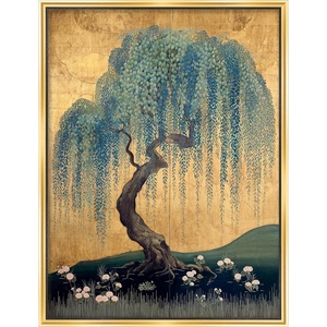 image:imageMartha Stewart Perry Street Canvas Wall Art Modern Landscape Willow Study I 195 x 255 Living Room and Bedroom Decor FramedModern Landscape Willow Study I