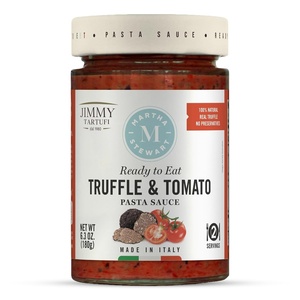 image:imageMartha Stewart amp Jimmy Tartufi Ready to Eat Truffle amp Tomato Pasta Sauce 63 oz Pack of 1  Real Truffle Gluten Free No Preservatives No Added Sugar No Colorants 100 Natural Italian Pasta Sauce