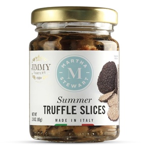 image:imageMartha Stewart amp Jimmy Tartufi Summer Black Truffle Slices 29 oz Jar Pack of 1  Truffle Mushrooms in Sunflower Oil Made in Italy  No Preservatives Colorants Added Sugar  Gourmet Italian Food