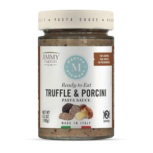 image:imageMartha Stewart amp Jimmy Tartufi Truffle amp Porcini Pasta Sauce 63 oz Pack of 1  Real Truffle Porcini Mushrooms 100 Natural Gluten Free No Preservatives No Added Sugar Italian Pasta Sauce