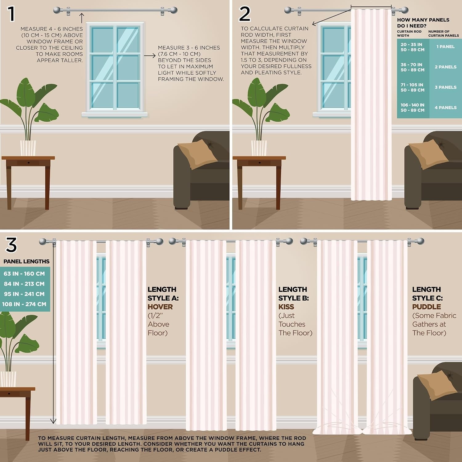 image:imageMartha Stewart Beige Cotton Curtains  Terracotta Rust Leaf Design  LightFiltering Curtain Panels for Living Room Decor  50 x 95  Set of 2Beige Rust