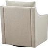 image:imageMartha Stewart Amber Swivel Chair for Living Room Barrel Style Bedroom Lounge Removable Foam Seat Cushion Upholstered Nursery Furniture Metal Base Fully Assembled 305 D x 30 W x 35 H Natural