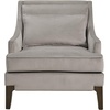 image:imageMartha Stewart Anna Upholstered Accent Chair Removable Lumbar Pillow Support Square Arm Jacqard Fabric Chic Modern Wide Cushion Seat Bedroom Lounge Comfy Blue 3075 W x 3225 D x 325 HAnna Light Grey