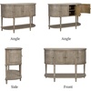 image:imageMartha Stewart Ayanna Accent Cabinet Storage for Living Room Accent Chest with Adjustable Inner Shelf Living Room Storage Chest with Shelf Farmhouse Living Room Cabinet 34 H Reclaimed Wheat