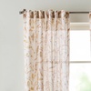 image:imageMartha Stewart Beige Cotton Curtains  Terracotta Rust Leaf Design  LightFiltering Curtain Panels for Living Room Decor  50 x 95  Set of 2Beige Rust