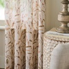 image:imageMartha Stewart Beige Cotton Curtains  Terracotta Rust Leaf Design  LightFiltering Curtain Panels for Living Room Decor  50 x 95  Set of 2Beige Rust